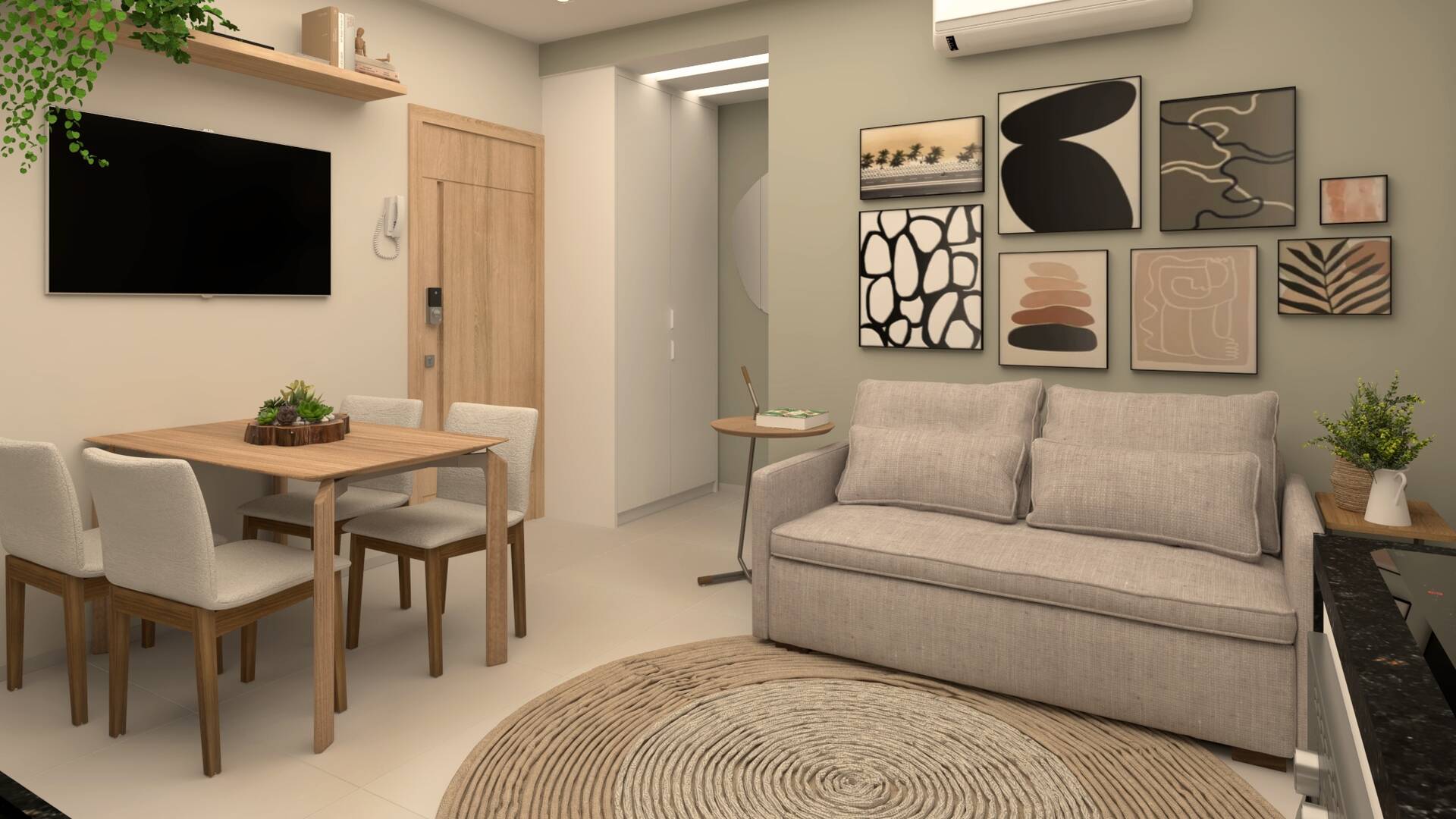 Apartamento à venda com 1 quarto, 45m² - Foto 3