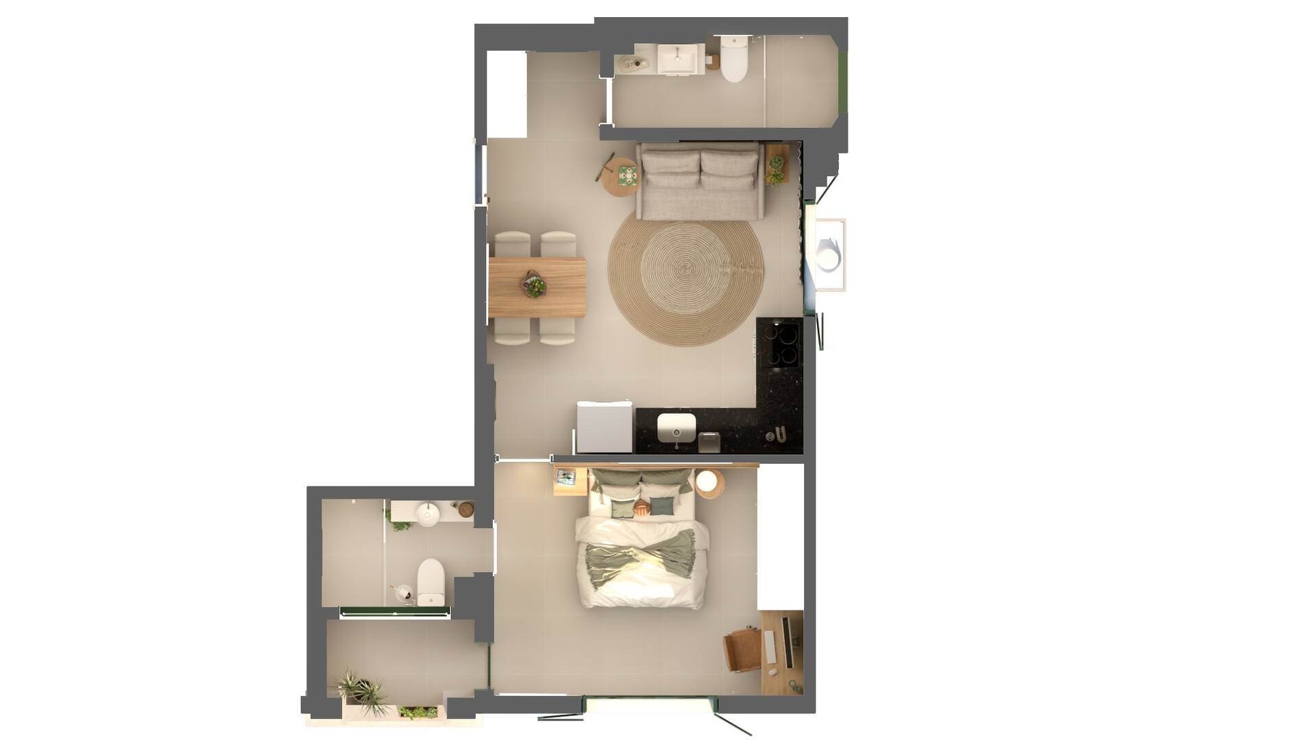 Apartamento à venda com 1 quarto, 45m² - Foto 6