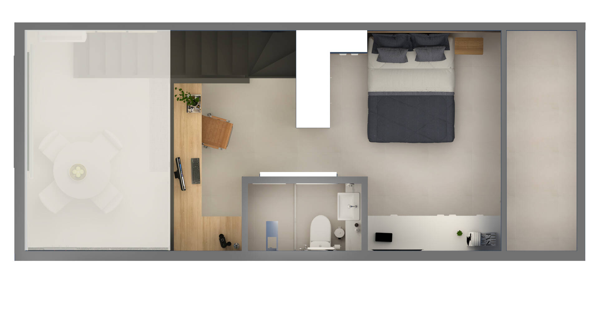 Apartamento à venda com 1 quarto, 64m² - Foto 2